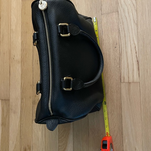 GiGi New York Black Leather Top-Handle Bag - Picture 9 of 9